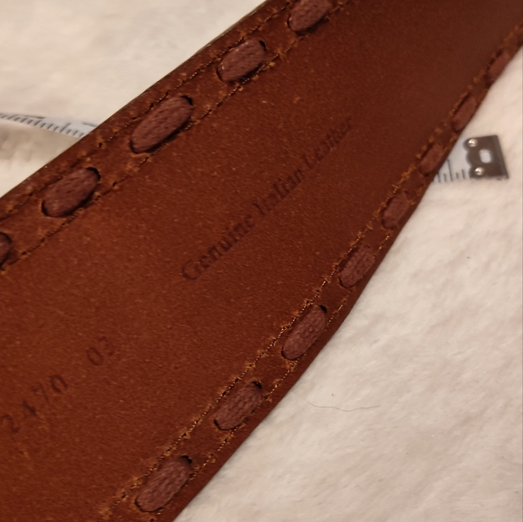 NWT! NORDSTROM COGNAC BELT Sz L/XL - Picture 12 of 13